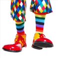 thumbnail image 5 of 20X Coloridos una Rayas de Iris Sobre la Rodilla Disfraz de Payaso una Rayas Medias Altas para Halloween Cosplay Fiestas de, 5 of 5