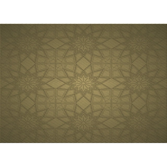 Ahgly Company Tapis Rectangulaire Lavable en Machine Intérieur Transitionnel Brun Doré Foncé, 2 Pieds x 5 Pieds