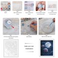 thumbnail image 3 of Paint By Numbers Kit for Adults Beginner - DIY Moonlit Night Flowers Sky Canvas Painting Kits for Adults, Frameless Paint By Number for Adults for Home Wall Decor 16x20 Inch, 3 of 7