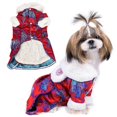 thumbnail image 1 of Autumn Winter Cotton Cute Red Thicken Beautiful Soft Comfortable Pet Clothes Warm Coat Clothing for DogsRed XL, 1 of 1