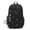 Black, variant on Bow Print Large Capacity Backpack, Multi-Pocket Zipper Closure School Bag with Pendant for Travel Work Shopping (Black)