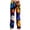Red, variant on Soft Pajamas for Women Halloween Ghost Pumpkin Print Loose Drawstring Pj Pants Sleepwear