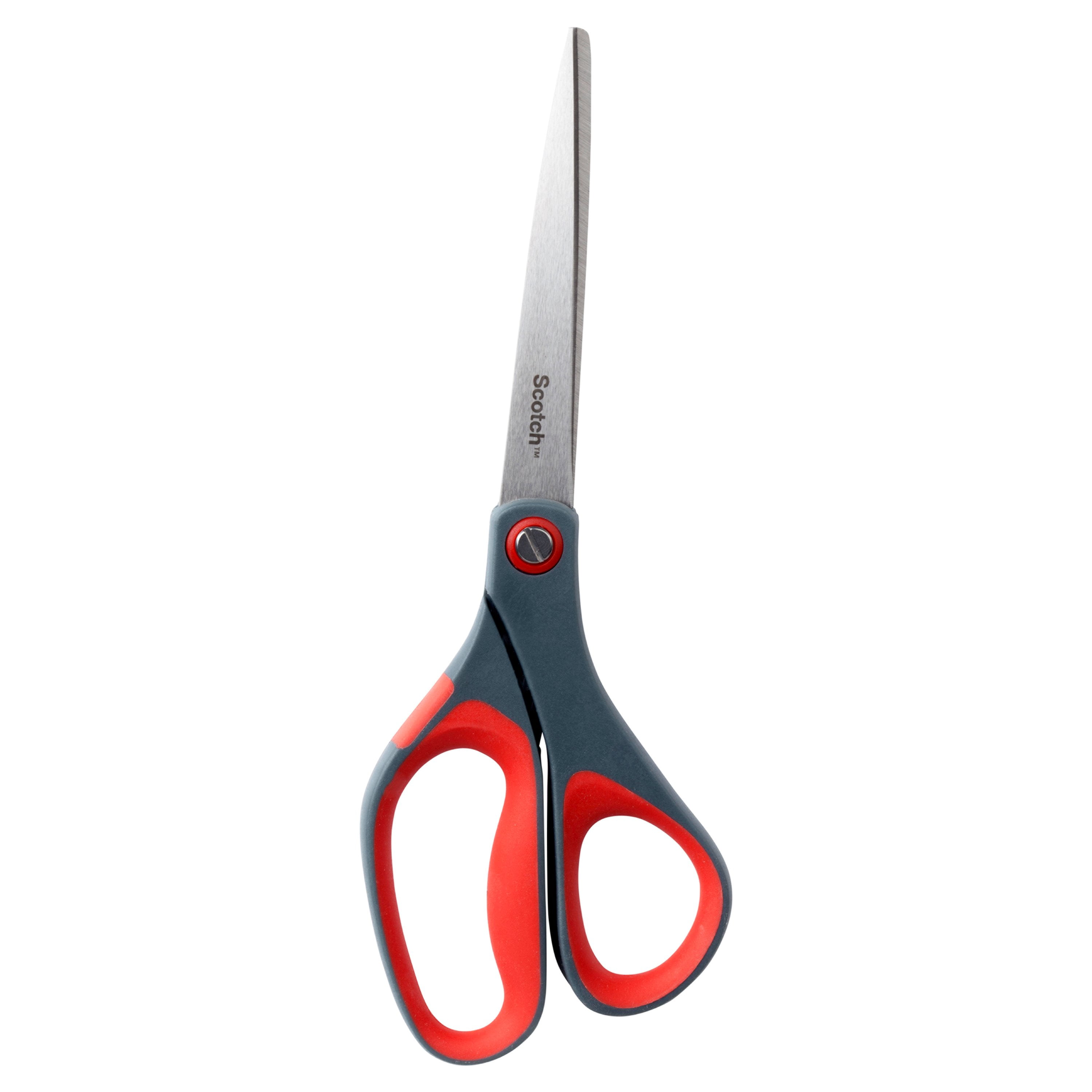 Scotch Precision Scissor Grey//Red 8-Inches Pack of 1