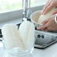thumbnail image 2 of Billuyoard Esponja duradera con costuras finas para platos inodoros, esponja para platos de fibra no tóxica, exfoliante de cocina, 10x Suministros de limpieza para el hogar, 2 of 6