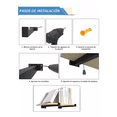 thumbnail image 3 of Soporte Para Repisas Flotante Acero Mensula 25 cm 4 pzs negro, 3 of 5