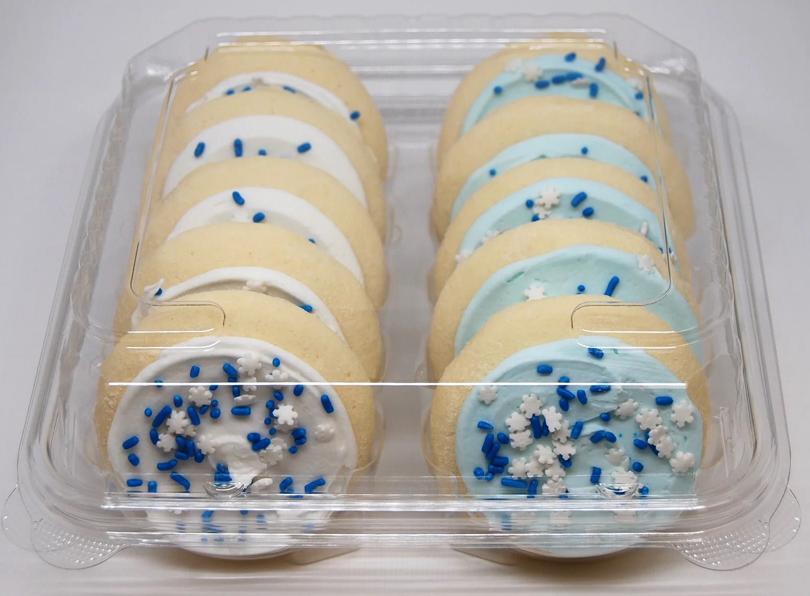 *Lofthouse Frosted Sugar Cookies, Blu Wht, 10 Count, 13.5 oz