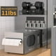 thumbnail image 4 of Estante magnético para especias para refrigerador, paquete de 7 estantes magnéticos  metal, organizador de especias con estante de gancho, soporte para toallas de papel, organizador de, 4 of 7
