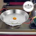 thumbnail image 1 of HINTRMENT Wok Pan Stainless Steel Flat Bottom for Restaurant Kitchen Cooking 1Pcs, 1 of 7