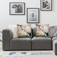 thumbnail image 3 of COMIO  Set of 2 Japanese Style Throw Pillow Covers, Cherry Blossoms Cushion Case for Home Living Room Decor,  Exotic Oriental Red-Crowned Cranes Decorative Throw Cushion Case,, 3 of 6