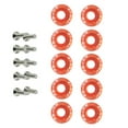 thumbnail image 3 of 10 Pcs Vis de Voiture Ensemble Assortiment Boulons de Véhicule Ensemble de Vis Décoratives Remplacement Kit de Rondelles Décoratives Pièces de Rechange Automobile Orange, 3 of 8