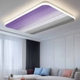 thumbnail image 2 of Purple Gray Magnetic Fluorescent Light Covers for Ceiling Lights 2x4Ft,Vintage Rustic Abstract Striped Wooden Grain Office Classroom Kitchen Drop Ceiling Light Covers Filters Shade Panel 4Packs, 2 of 9