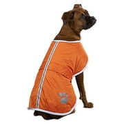 Zack & Zoey Nor'easter Blanket Coat for Dogs, 20" Large, Orange