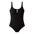 thumbnail image 7 of BSDJILFG Push Up Swimsuits for Women Backless Cutout Swimwear Ribbed Knit Ruched Bodysuit Bathing Suit, 7 of 7