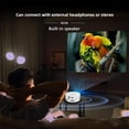 thumbnail image 3 of MUSICOZY Movie Portable Projector Low Noise Video Projector 1080p TV Projector Mini Projector Wired Same Screen 200 Inch Large Projection Screen Home Projector Smart Projector Tech Gadgets Mini TV, 3 of 9