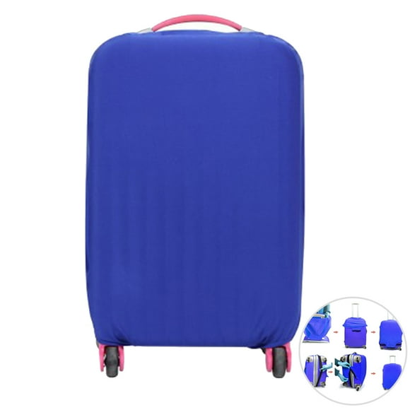 Funda de equipaje de viaje elástico maleta trolley caso bolsa de protección a prueba de polvo protector para 26-30 pulgadas (azul)