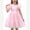 Pink, variant on IBTOM CASTLE Toddler Kids Girls Butterfly Dress Sparkle Tulle Ruffle Sleeve Wedding Formal Birthday Pageant Shoot Dresses 5-6 Years Pink
