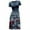 Gray, variant on Lolmot Shirt Dresses for Women Summer Casual Ruched Bodycon Sexy V Neck Short Sleeve Floral Print Stretchy Fitted Cocktail Party Club Mini Dresses
