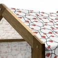thumbnail image 5 of Valentines Pet House, Geometric Themed Illustration with Lines and Hearts Romantic Valentines Day, Outdoor & Indoor Portable Dog Kennel with Pillow and Cover, 5 Sizes, Red Black White, by Ambesonne, 5 of 5