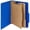 Dark Blue, variant on Staples 100% Recycled Heavy Duty Classification Folder 2-Dividers 2" Expansion Letter Size Bright