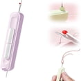 thumbnail image 2 of 2 en 1 Aguja Herramienta Coser A Mano Costura Rápida () Púrpura, 2 of 6
