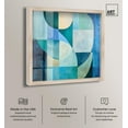 thumbnail image 2 of Color Blocks I Shadowbox Print Modern Wall Decor by Art Remedy, Blonde Frame, 12 x 12, 2 of 7