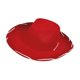 thumbnail image 1 of Sombrero de vaquero de ala plana para acampar y viajar. Rojo, 1 of 9