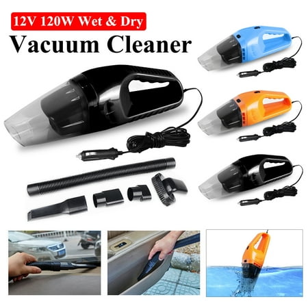 12V 120W Portable Handheld Vacuum Cleaner - Hand Vacuum Pet Hair Vacuum, Car Vacuum Cleaner Dust Busters for Home and Car Cleaning Wet & (Best Wet Dry Vacuum Cleaner India)