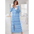 thumbnail image 5 of Dreams & Co. Plus Size Sherpa-Lined Long Hooded Robe, 5 of 6