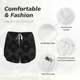 thumbnail image 4 of Balery Black Poker Pantalones cortos deportivos para mujer con forro y dos bolsillos, elásticos, para entrenamiento, gimnasio, yoga-Medium, 4 of 7