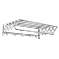 thumbnail image 4 of Zerodis Stainless Steel Space Saver Towel Rack, Wall Mounted  Clothes Drying Rack Bath Towel Holder Huge Capacity For Home Hotel Use, 4 of 8
