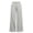 White, variant on Zpanxa Girlstriped Wide Leg Pants Loose Fit Soft Knit Sweatpants Elastic Waist Relaxed Casual Bottoms for Daily School Wear Winter Pants for Girls
