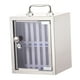 thumbnail image 5 of Organizador de almacenamiento para teléfono con asa y caja de almacenamiento de acero inoxidable con cerradura. 12 ranuras, 5 of 9