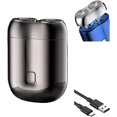 thumbnail image 1 of Mini Dual-Head Electric Shaver for Men, 2026 New Model USB Rechargeable & Washable, Portable Compact Travel Razor with Dual Floating Heads, 1 of 7