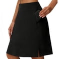 thumbnail image 2 of Knee Length Golf Skorts for Woman Long Athletic Tennis Skirts Built-in Shorts with Pockets Casual Skirts UV Protection, 2 of 4