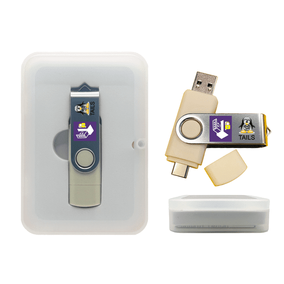 Linux Tails - Persistence Available - Bootable USB (32 GB) – Encrypted Storage & Anonymous Internet Access