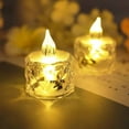 1 Pack Flameless Tea Lights Candles Battery Operated Led Tealight