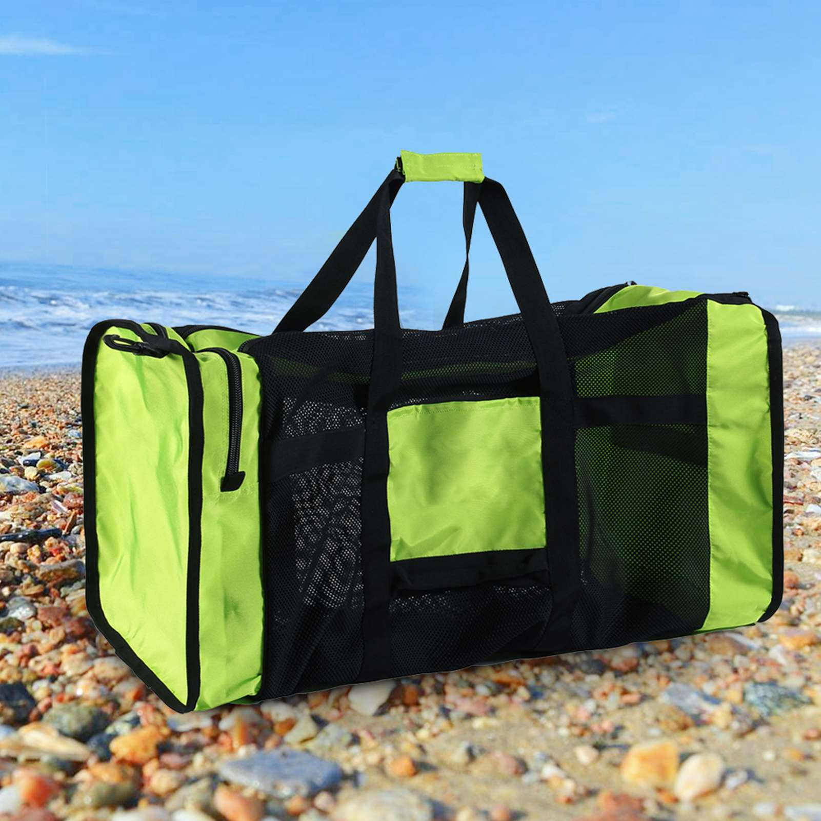 Duffle 100L Mesh Duffle Gear Bag For  Diving Snorkeling Swimming Beach And Sports Equipment