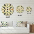 thumbnail image 4 of Designart 'Geometrical Retro Design XVI' Mid-Century Modern Wood Wall Clock, 4 of 5