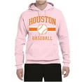 thumbnail image 2 of Wild Bobby City of Houston Baseball Fantasy Fan Sports Unisex Hoodie Sweatshirt, Light Pink, Medium, 2 of 6