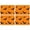 Orange Halloween Bats, variant on Orange Halloween Ghosts Summer Placemats Table Placemats Set Of 4-Linen Kitchen Washable Placemats Table Mats 11.8"x17.7" Non-Slip Heat Resistant