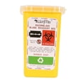thumbnail image 3 of Contenedor de almacenamiento de objetos punntes Zulema Caja de Eliminación de agujas Amarillo, 3 of 8
