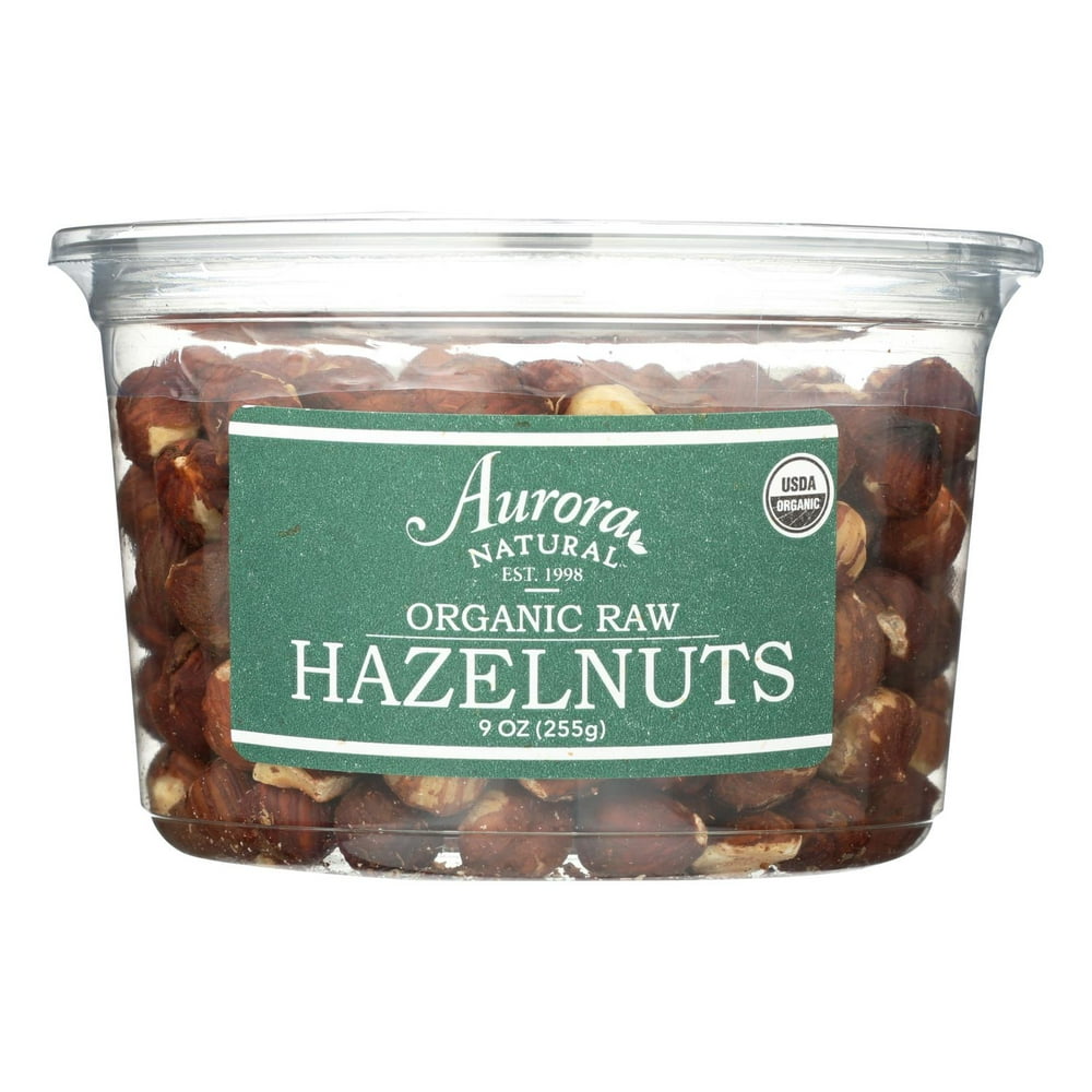 Aurora Natural Products Organic Raw Hazelnuts, 9 Oz, Pack Of 12