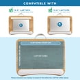 thumbnail image 3 of LapGear Portable Laptop Lap Desk, Fits up to 15.6" Laptop, White Oak Woodgrain, 3 of 7