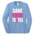 thumbnail image 2 of Save Your Awareness Mens Long Sleeve Shirt, Light Blue, Small, 2 of 3