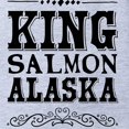 thumbnail image 2 of CafePress - King Salmon Alaska - Cute Infant Baby Football Bodysuit, 2 of 3