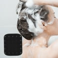 thumbnail image 2 of Unique Bargains 1 Pc Square Hair Shampoo Brush for Head Massage 3.35"x2.76"x2.44" Black, 2 of 6