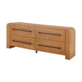 thumbnail image 3 of Christopher Knight Home 4-Drawer Dresser, Contemporary Chest with Rounded Corners and Metal Handles, Natural, 3 of 10