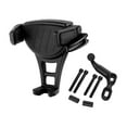 thumbnail image 3 of Soporte para teléfono con montaje en percha desplazado para dispositivos de motocicleta, estable, ligero y compacto Negro, 3 of 8