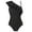A, variant on Edvintorg Women's Ruffled One Piece Swimsuit Monokini Black Flounce Tight Fitting Bikini Sexy Adjustable Straps Slimming Swimsuit Bathing Suit