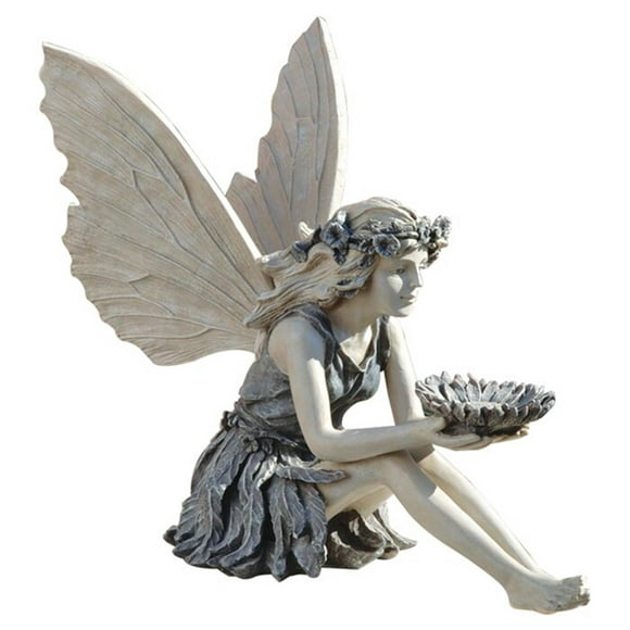 PVCS Statue de Figure Réaliste de Sculpture d'Ange pour la Décoration de Jardin